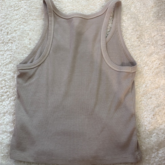 Wild Fable Tan Ribbed Tank Top - Picture 3 of 3